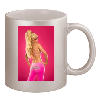 Paris Hilton 11oz Metallic Silver Mug