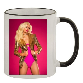 Paris Hilton 11oz Colored Rim & Handle Mug