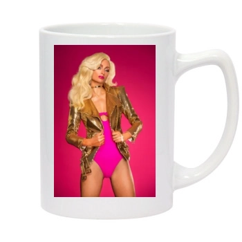 Paris Hilton 14oz White Statesman Mug