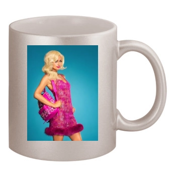 Paris Hilton 11oz Metallic Silver Mug