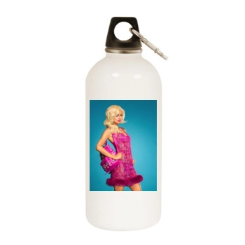 Paris Hilton White Water Bottle With Carabiner