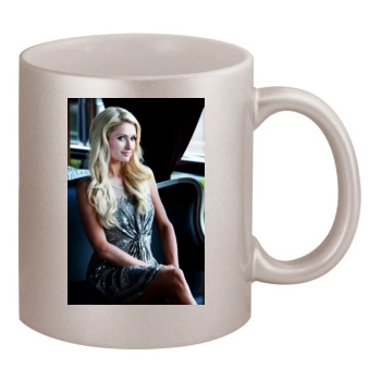 Paris Hilton 11oz Metallic Silver Mug