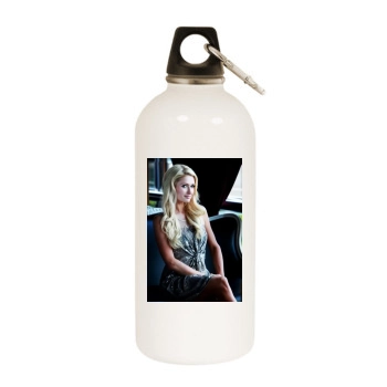 Paris Hilton White Water Bottle With Carabiner