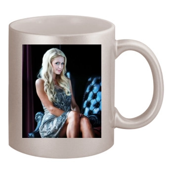 Paris Hilton 11oz Metallic Silver Mug