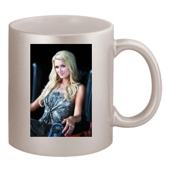 Paris Hilton 11oz Metallic Silver Mug