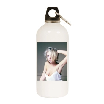 Patsy Kensit White Water Bottle With Carabiner