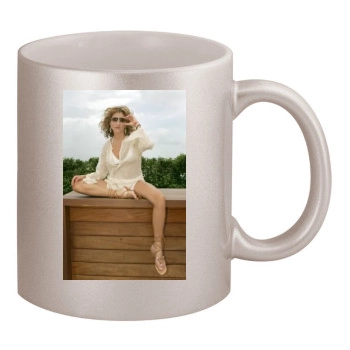 Paulina Rubio 11oz Metallic Silver Mug