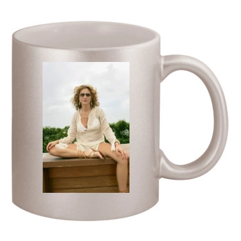 Paulina Rubio 11oz Metallic Silver Mug