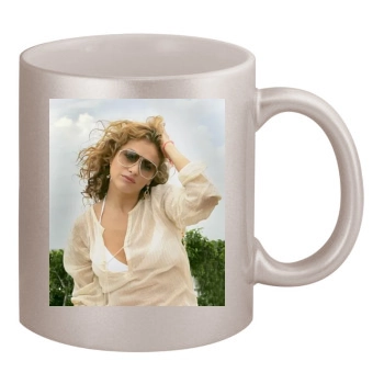 Paulina Rubio 11oz Metallic Silver Mug