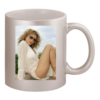 Paulina Rubio 11oz Metallic Silver Mug