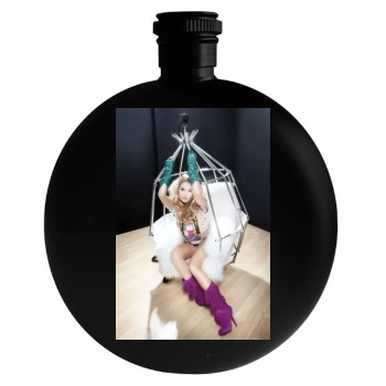 Paulina Rubio Round Flask