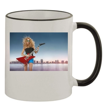 Paulina Rubio 11oz Colored Rim & Handle Mug