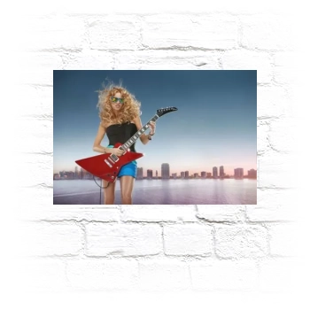 Paulina Rubio Metal Wall Art