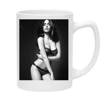 Megan Fox 14oz White Statesman Mug