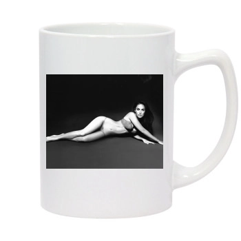 Megan Fox 14oz White Statesman Mug