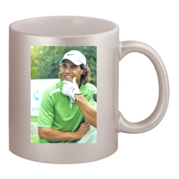 Rafael Nadal 11oz Metallic Silver Mug