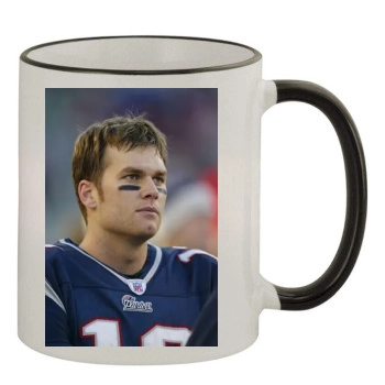 Tom Brady 11oz Colored Rim & Handle Mug