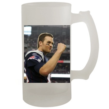 Tom Brady 16oz Frosted Beer Stein