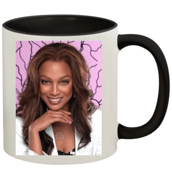 Tyra Banks 11oz Colored Inner & Handle Mug