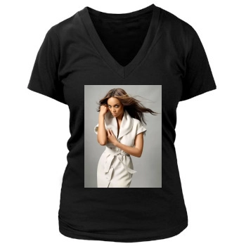 Tyra Banks Women's Deep V-Neck TShirt