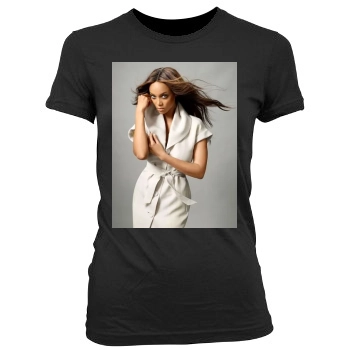 Tyra Banks Women's Junior Cut Crewneck T-Shirt