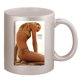 Candice Swanepoel 11oz Metallic Silver Mug