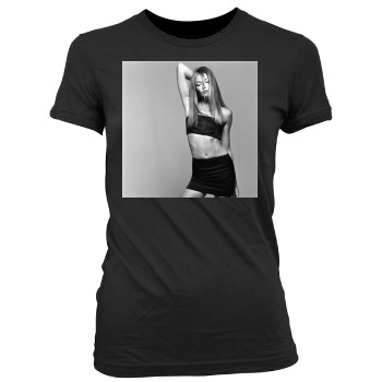 Carla Bruni Women's Junior Cut Crewneck T-Shirt