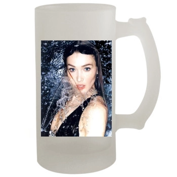 Carla Bruni 16oz Frosted Beer Stein