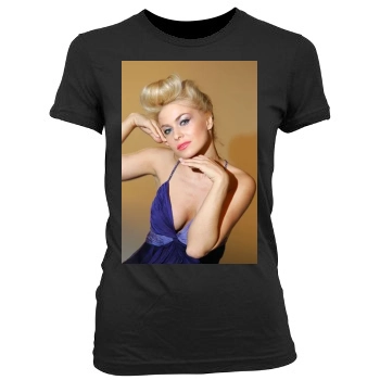 Carmen Electra Women's Junior Cut Crewneck T-Shirt