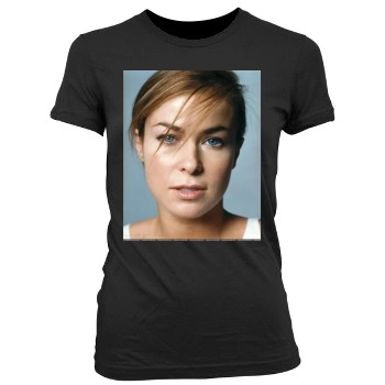 Carmen Electra Women's Junior Cut Crewneck T-Shirt