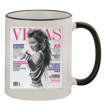 Carmen Electra 11oz Colored Rim & Handle Mug