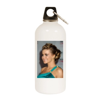 Carmen Electra White Water Bottle With Carabiner