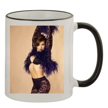 Carmen Electra 11oz Colored Rim & Handle Mug