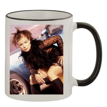 Carmen Electra 11oz Colored Rim & Handle Mug