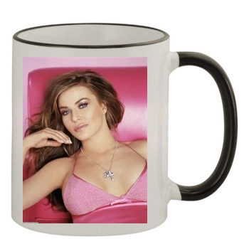 Carmen Electra 11oz Colored Rim & Handle Mug