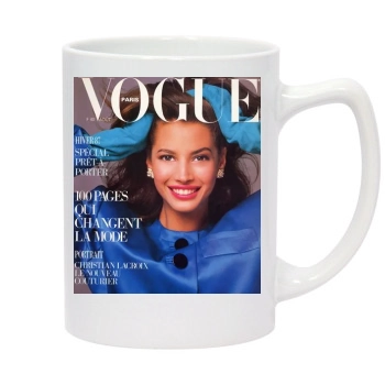 Christy Turlington 14oz White Statesman Mug