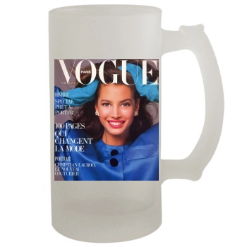 Christy Turlington 16oz Frosted Beer Stein