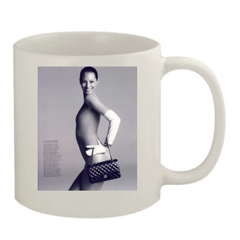 Christy Turlington 11oz White Mug