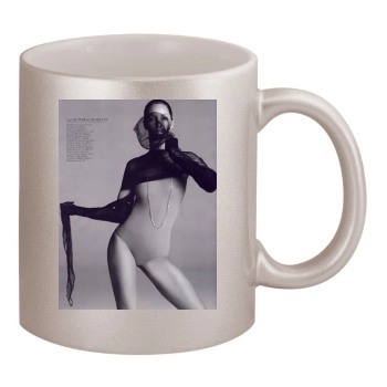 Christy Turlington 11oz Metallic Silver Mug