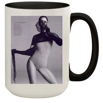 Christy Turlington 15oz Colored Inner & Handle Mug