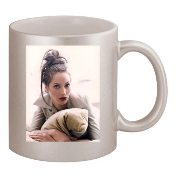 Christy Turlington 11oz Metallic Silver Mug