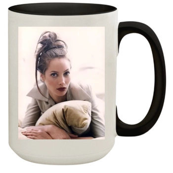 Christy Turlington 15oz Colored Inner & Handle Mug