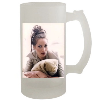 Christy Turlington 16oz Frosted Beer Stein