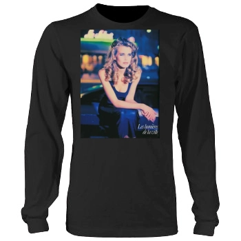 Claudia Schiffer Men's Heavy Long Sleeve TShirt