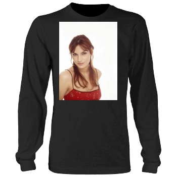 Famke Janssen Men's Heavy Long Sleeve TShirt