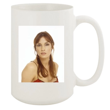 Famke Janssen 15oz White Mug