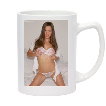 Erica Ellyson 14oz White Statesman Mug