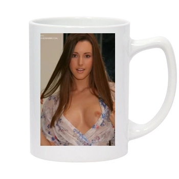 Erica Ellyson 14oz White Statesman Mug