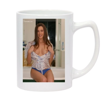 Erica Ellyson 14oz White Statesman Mug