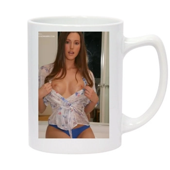 Erica Ellyson 14oz White Statesman Mug